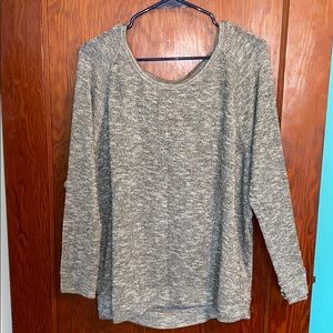 LAST TIME OFFERED  low cowl back sweater